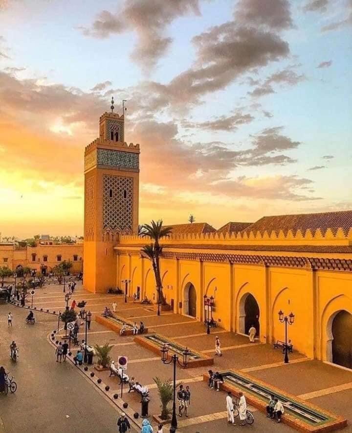 Authentic Moroccan Charm Apartment In Marrakech Terrace Marrakesh Exteriör bild
