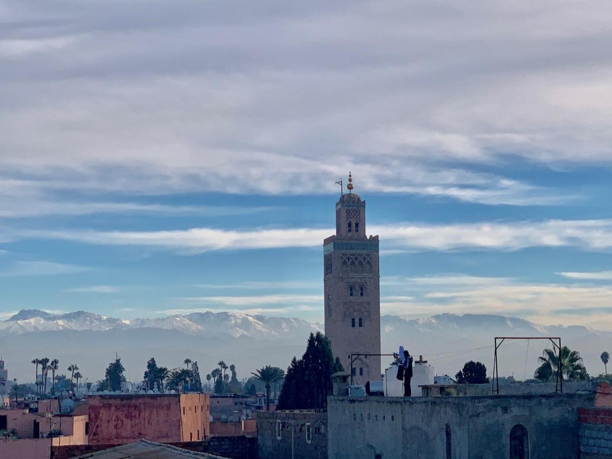 Authentic Moroccan Charm Apartment In Marrakech Terrace Marrakesh Exteriör bild