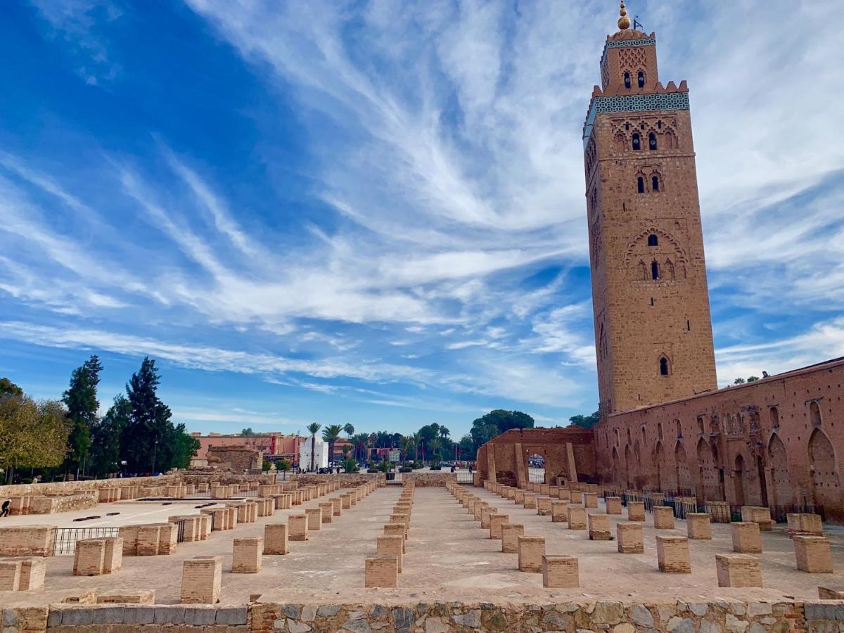 Authentic Moroccan Charm Apartment In Marrakech Terrace Marrakesh Exteriör bild